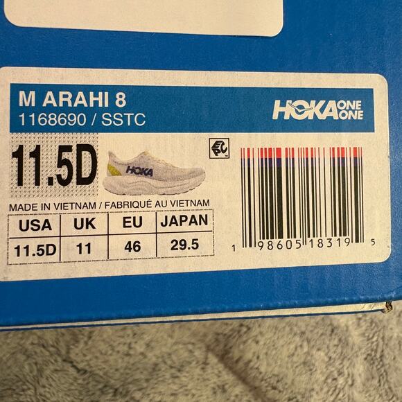 Hoka One One Men's M Arahi 8 Sz 11.5D - New in Box - Picture 7 of 7